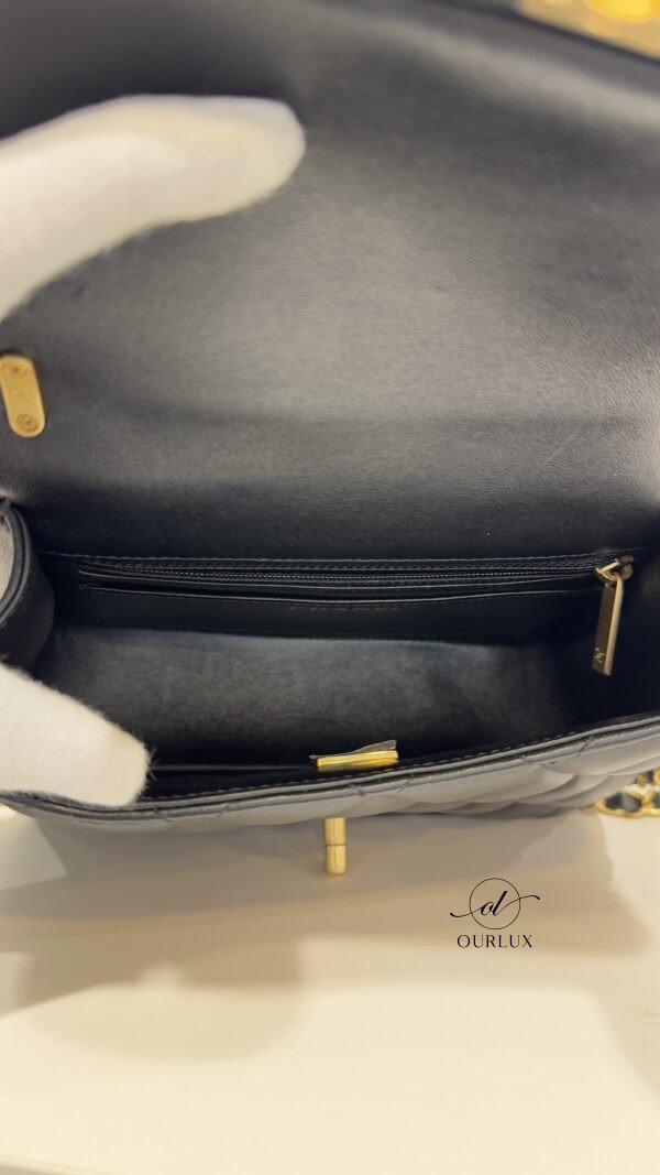 Chanel | Pearl Chain Top Handle Mini Square Classic Flap