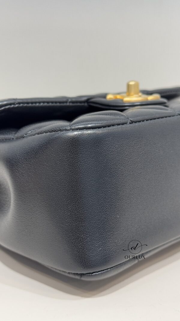 Chanel | Pearl Chain Top Handle Mini Square Classic Flap