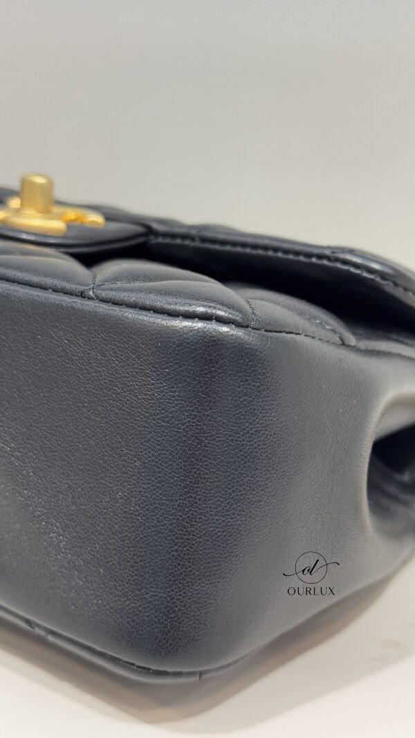 Chanel | Pearl Chain Top Handle Mini Square Classic Flap