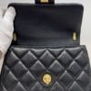 Chanel | Pearl Chain Top Handle Mini Square Classic Flap