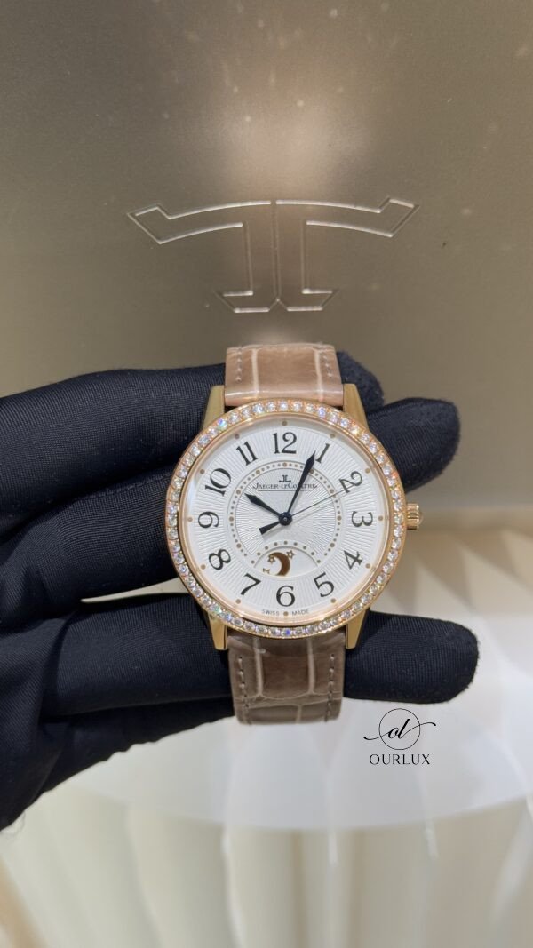 Pre-Owned/ Preloved/ Second Hand Jaeger-LeCoutre Rendez-Vous Q3612420 Diamond 38mm, Watch in Rose Gold Color, 38.2mm Size, Front View