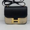 Pre-Owned/ Preloved/ Second Hand Hermes Constance 18 Epsom, Bag in Black, Gold Hardware Color, Mini Size, Front View