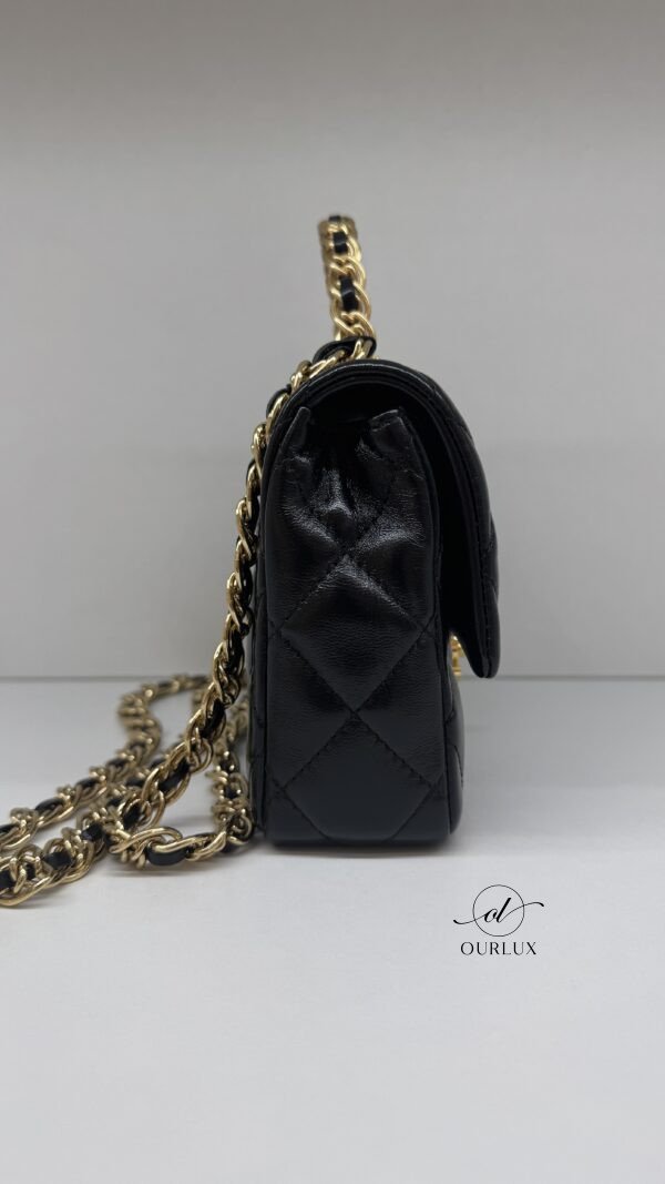 Chanel | Top Handle Flap (Glazed Calfskin Leather)