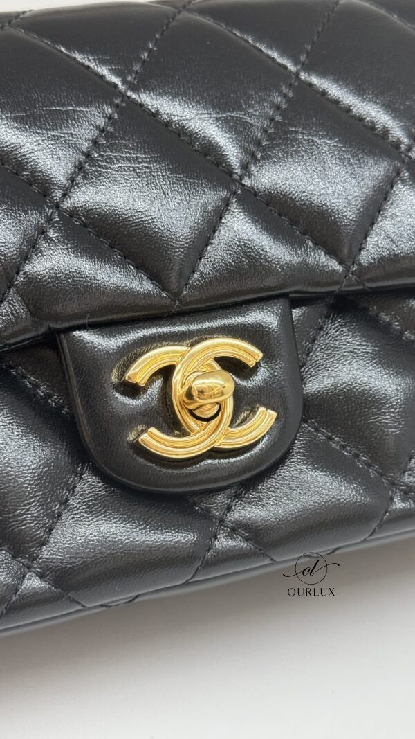 Chanel | Top Handle Flap (Glazed Calfskin Leather)