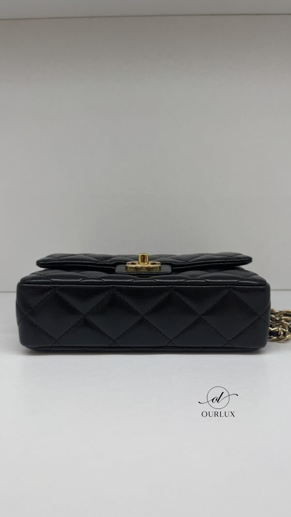 Chanel | Top Handle Flap (Glazed Calfskin Leather)