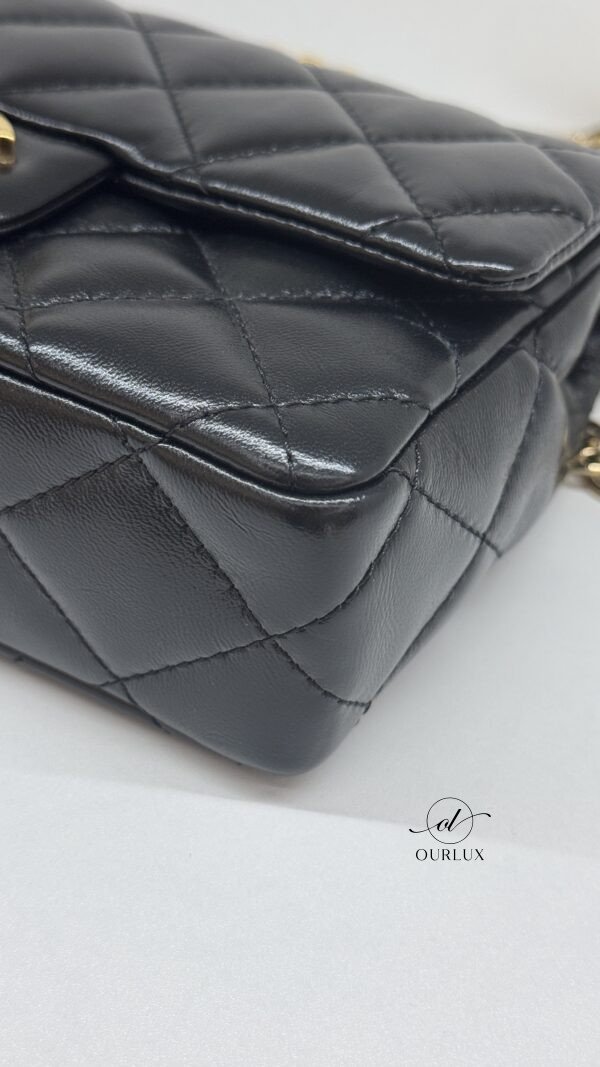 Chanel | Top Handle Flap (Glazed Calfskin Leather)