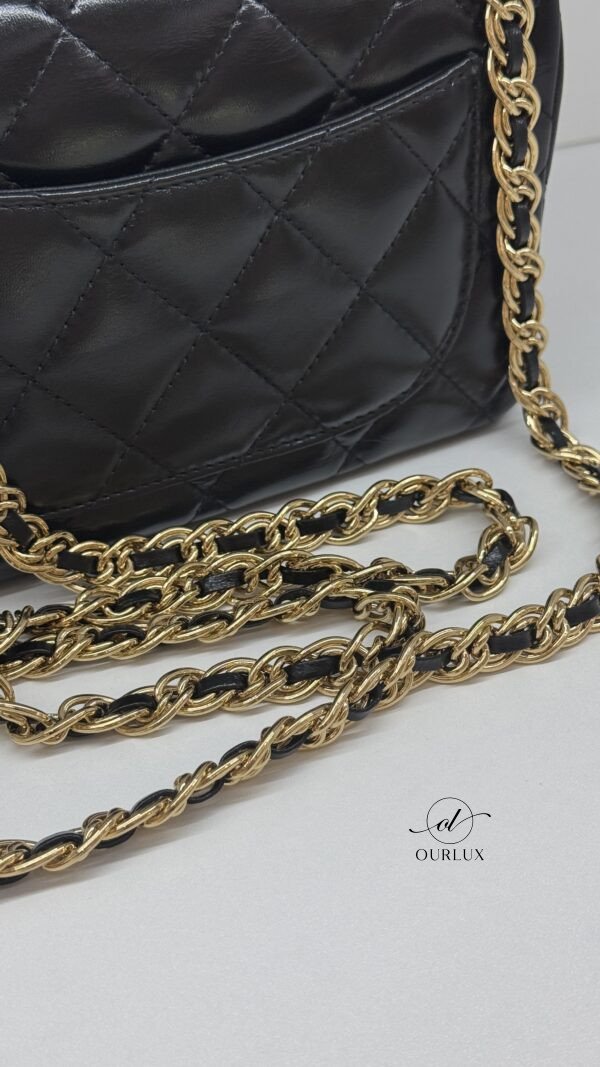 Chanel | Top Handle Flap (Glazed Calfskin Leather)