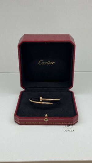 Pre-Owned/ Preloved/ Second Hand Cartier Juste Un Clou Regular Bracelet, Bracelet in Rose Gold Color, 16 Size, Front View