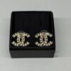 Chanel | Large CC Crystal Earrings Costume Jewellery