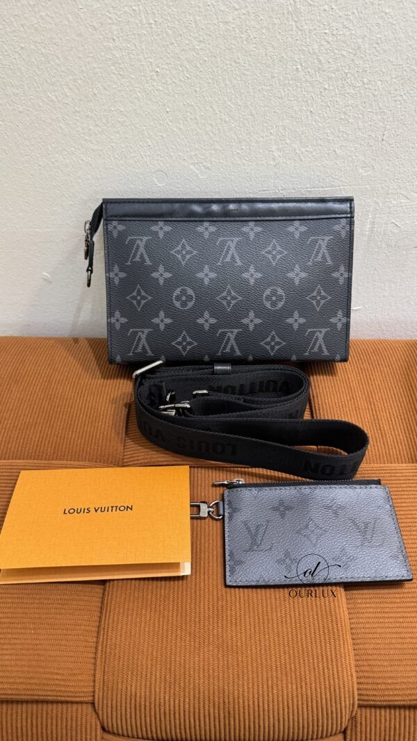 Louis Vuitton (LV) | Gaston wearable clutch crossbody bag monogram canvas