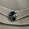 Pre-Owned/ Preloved/ Second Hand Hermes Lindy 30 Clemence, Bag in Etoupe, Silver Hardware Color, 30cm Size, Front View
