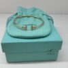 Pre-Owned/ Preloved/ Second Hand Tiffany Diamond T Wire Bracelet, Bracelet in Rose Gold Color, Medium Size, Front View