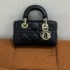 Pre-Owned/ Preloved/ Second Hand Dior Lady Dior D-Joy Micro, Bag in Black, Gold Hardware Color, Micro Size, Front View