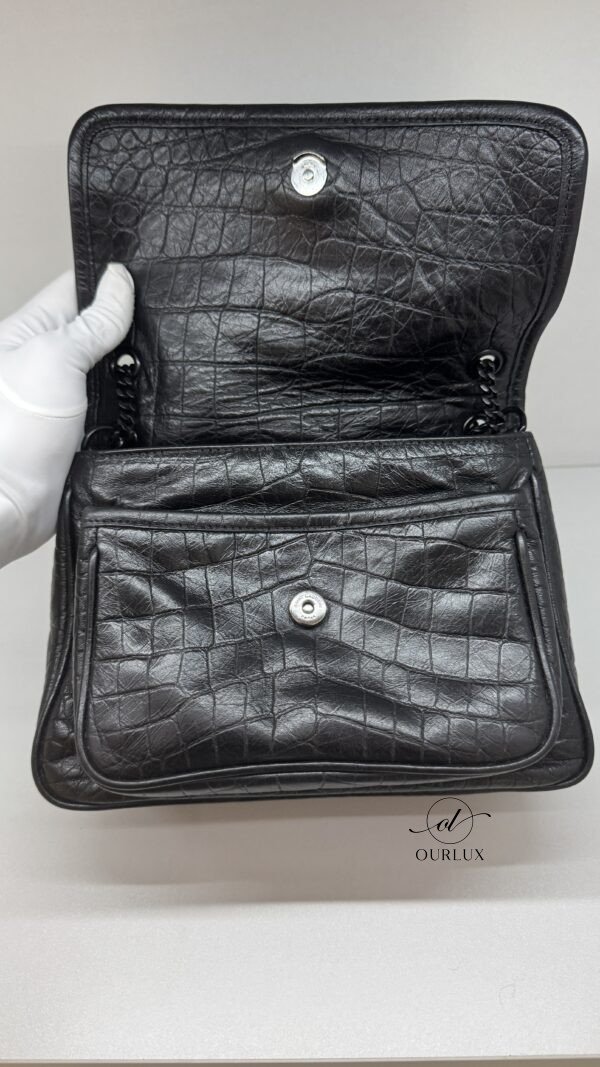 Saint Laurent (YSL) | Niki Baby Croc Pattern