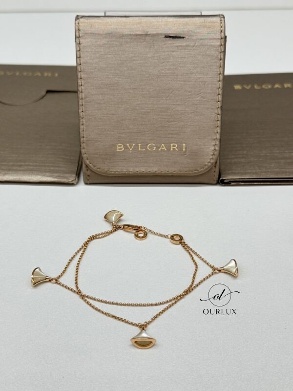 Bulgari (Bvlgari) | Divas’ Dream 4 Motif Mother Of Pearl Bracelet (Rare!)
