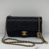 Pre-Owned/ Pre-Loved/ Second-Hand Chanel Pearl Crush Mini Rectangle, Bag in Black, Gold Hardware Color, Mini Size, Front View