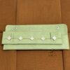 Pre-Owned/ Preloved/ Second Hand Van Cleef & Arpels (VCA) White Mother Of Pearl 5 Motif Bracelet, Bracelet in White, Yellow Gold Color, 19cm Size, Front View
