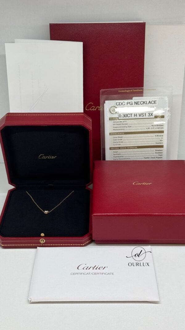 Cartier | C De Cartier Diamond Necklace (with GIA cert)