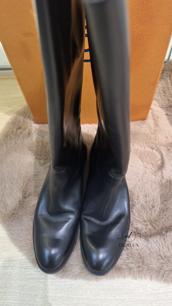 Louis Vuitton (LV) | LV High Long Leather Boots With Logo