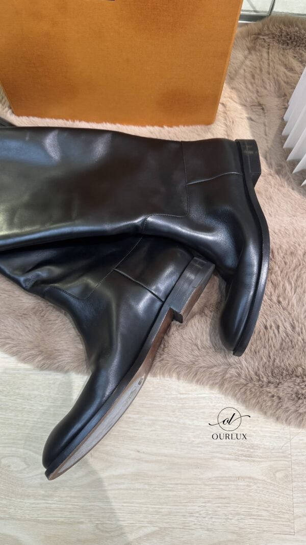 Louis Vuitton (LV) | LV High Long Leather Boots With Logo
