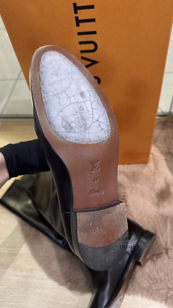 Louis Vuitton (LV) | LV High Long Leather Boots With Logo