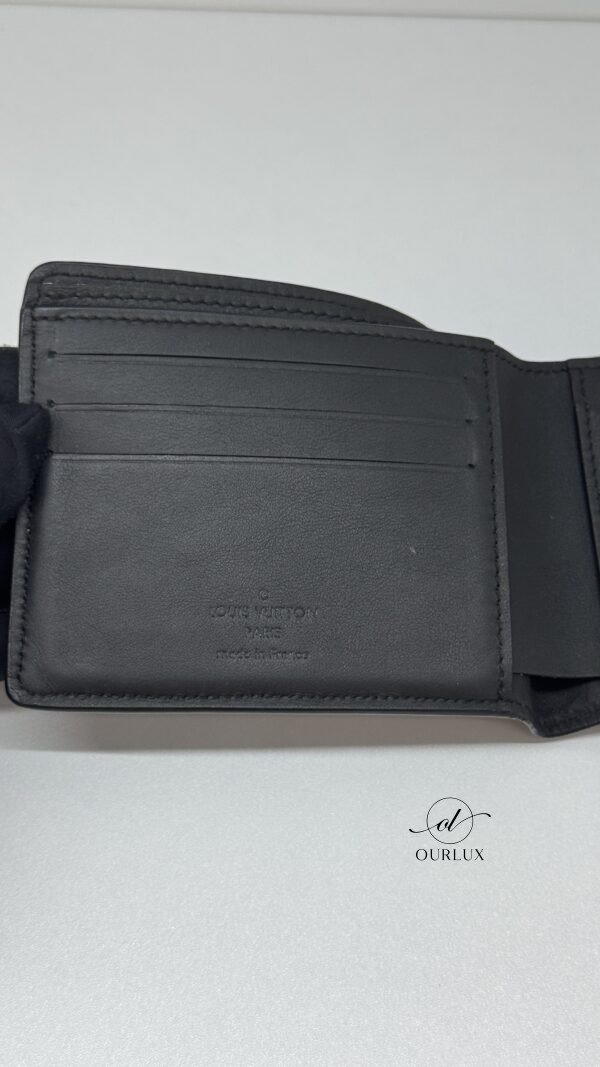 Louis Vuitton (LV) | Men Bi-fold Wallet LV Aerogram Black Calf Leather