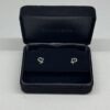 Pre-Owned/ Preloved/ Second Hand Tiffany Diamond Heart Earrings, Earring in White Gold Color,  Size, Front View