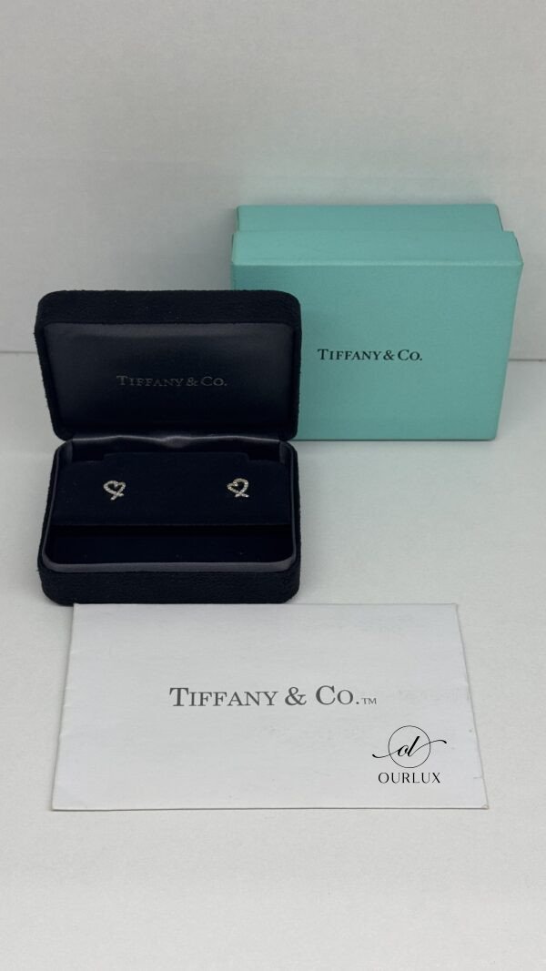 Tiffany | Diamond Heart Earrings