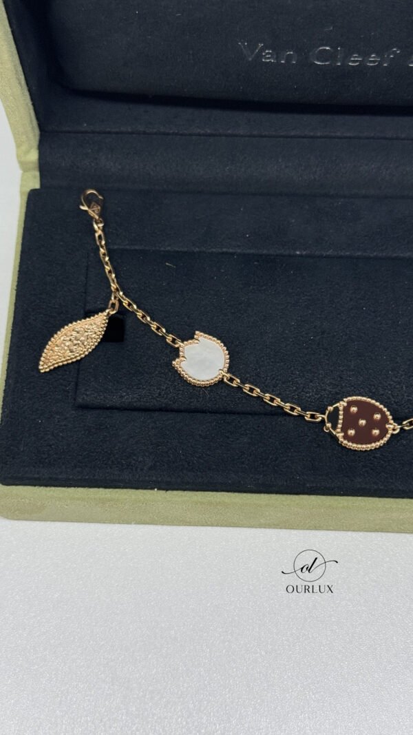 Van Cleef & Arpels (VCA) | Lucky Spring Lady Bug, Plum Blossom Bracelet
