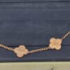 Van Cleef & Arpels (VCA) | Hammered Gold 5 Motif Bracelet