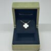 Pre-Owned/ Pre-Loved/ Second-Hand Van Cleef & Arpels (VCA) White Mother Of Pearl Necklace, Necklace in White, Yellow Gold Color,  Size, Front View
