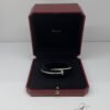 Pre-Owned/ Pre-Loved/ Second-Hand Cartier Classic Juste Un Clou JUC Bracelet (Thick Version), Bracelet in White Gold Color, 17 Size, Front View