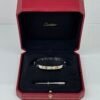 Pre-Owned/ Preloved/ Second Hand Cartier Diamond Love Classic Bracelet, Bracelet in White Gold, 4 Diamonds Color, 17 Size, Front View