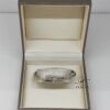 Pre-Owned/ Preloved/ Second Hand Bulgari (Bvlgari) Serpenti Bracelet, Bracelet in White Gold Color, Large Size, Front View