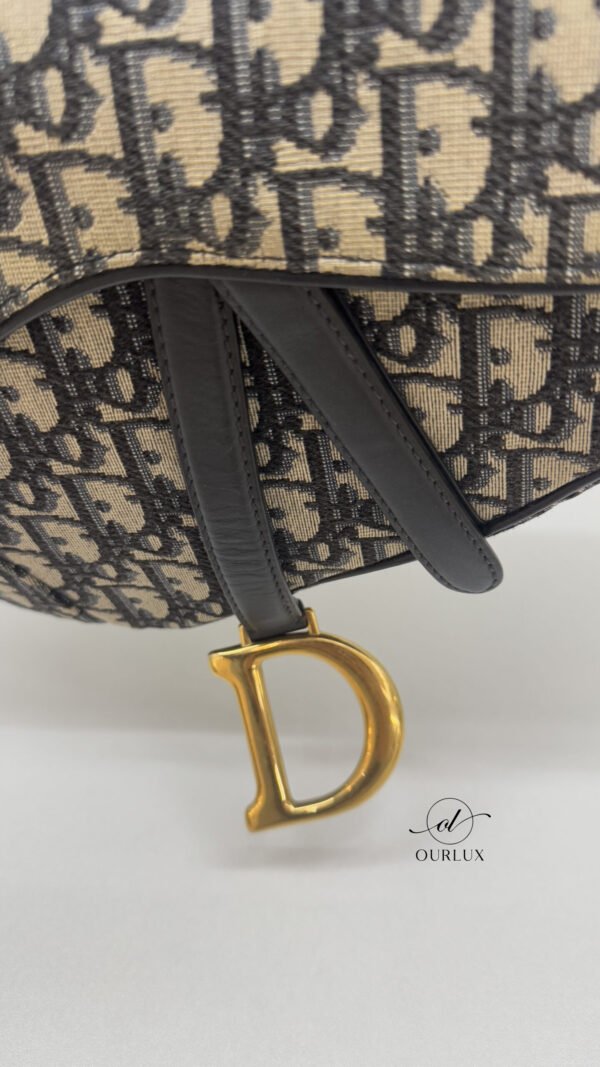 Dior | Medium Saddle Bag Oblique Canvas
