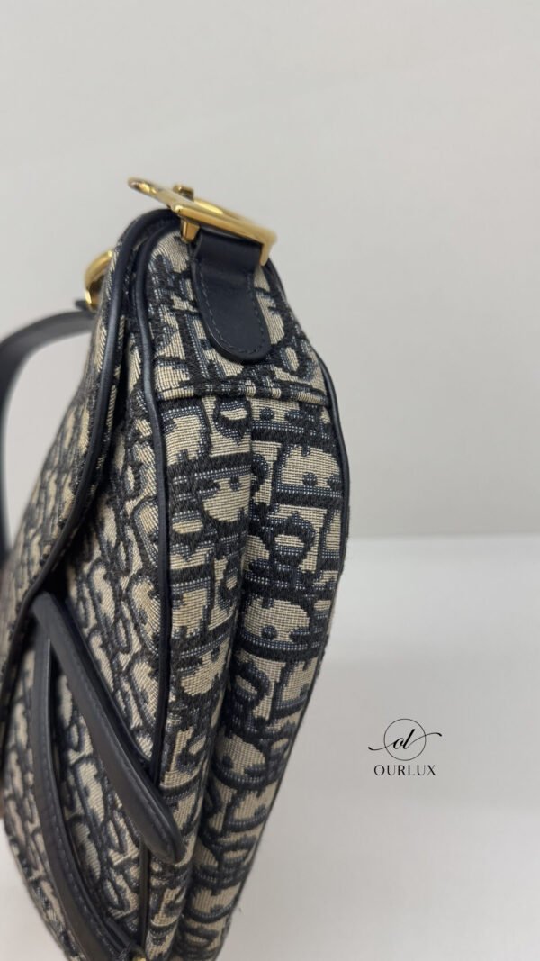 Dior | Medium Saddle Bag Oblique Canvas