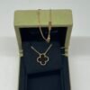 Van Cleef & Arpels (VCA) | Onyx Vintage Alhambra Pendant