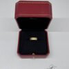 C202503303-Cartier-Love-Ring-Classic-Model Pre-Owned/ Pre-Loved/ Second-Hand Cartier Love Ring Classic Model, Ring in Yellow Gold Color, 52 Size, Front View