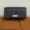 Pre-Owned/ Pre-Loved/ Second-Hand Louis Vuitton (LV) Lily Wallet On Chain, Bag in Black, Gold Hardware Color, 20.7 x 10.2 x 3.5 cm Size, Front View