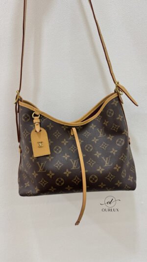 Pre-Owned/ Pre-Loved/ Second-Hand Louis Vuitton (LV) Carryall PM, Bag in Monogram, Gold Hardware Color, PM Size, Front View
