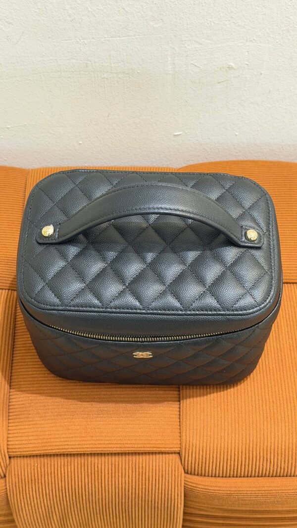 Chanel | Top Handle Vanity Cosmetics Case (Cavair)