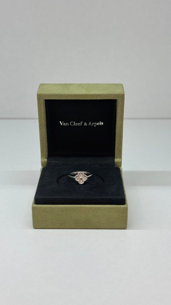 B202502411-Van-Cleef-Arpels-VCA-Diamond-Sweet-Alhambra-Ring-2 Van Cleef & Arpels (VCA) | Diamond Sweet Alhambra Ring