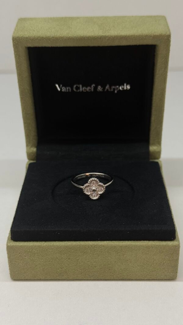 B202502411-Van-Cleef-Arpels-VCA-Diamond-Sweet-Alhambra-Ring-3 Van Cleef & Arpels (VCA) | Diamond Sweet Alhambra Ring