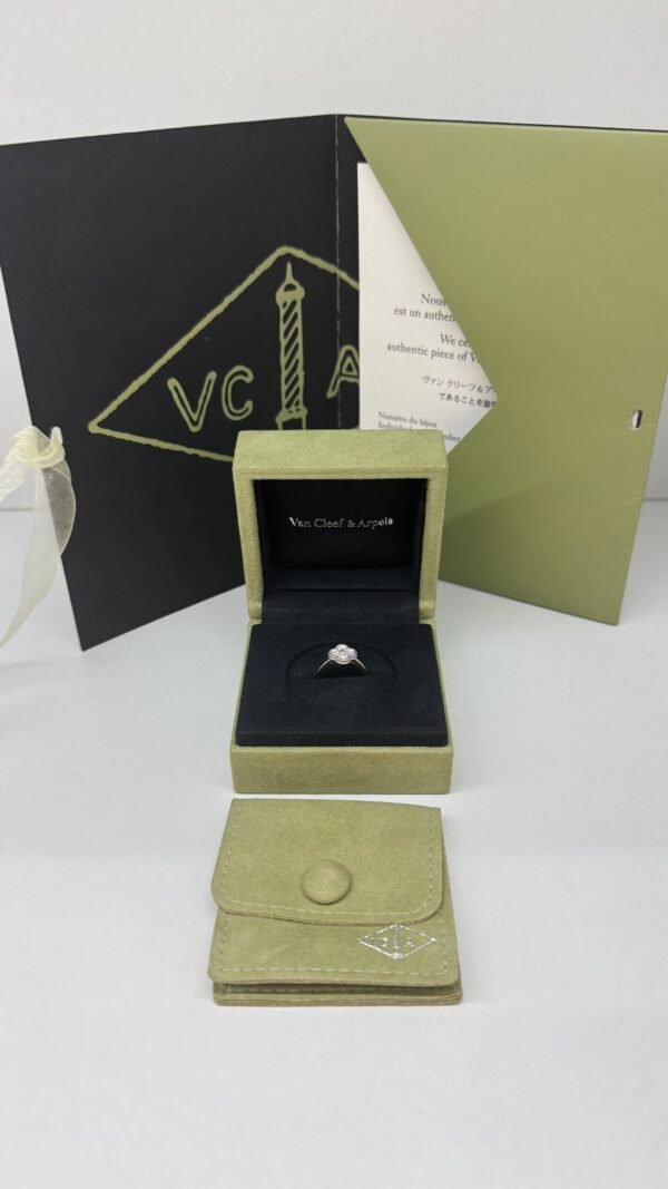 B202502411-Van-Cleef-Arpels-VCA-Diamond-Sweet-Alhambra-Ring-5 Van Cleef & Arpels (VCA) | Diamond Sweet Alhambra Ring