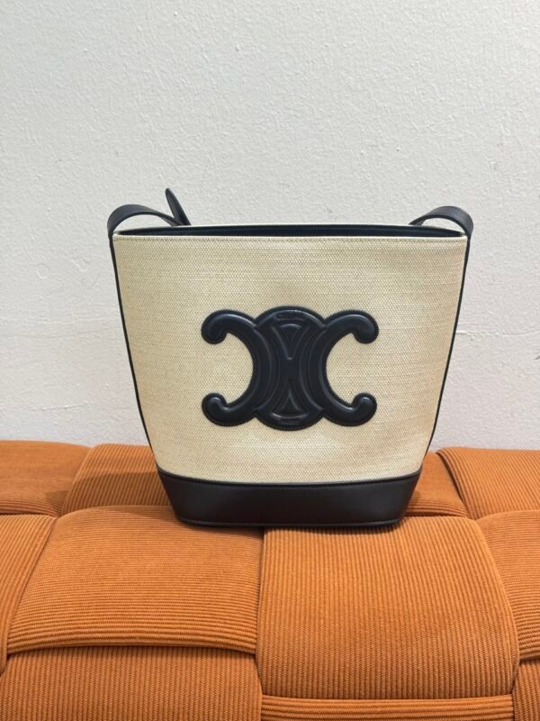Celine | Triomphe Bucket Bag Canvas