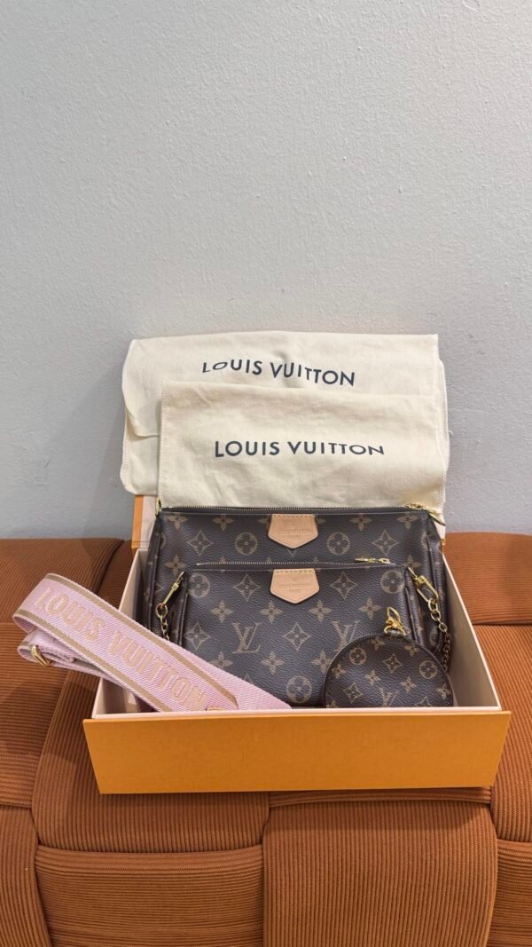 Louis Vuitton (LV) | Multi Pochette Accessoires (Pink Strap)