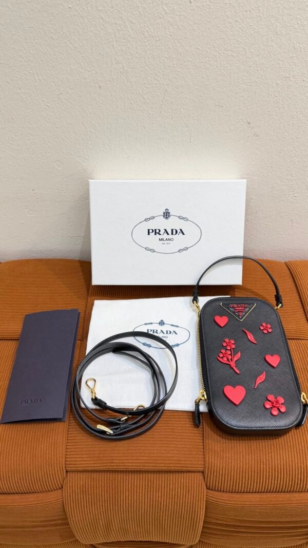 Prada | Phone and Card Crossbody Carrier