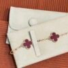 Van Cleef & Arpels (VCA) | Carnelian 5 Motif Bracelet