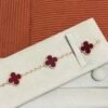 Van Cleef & Arpels (VCA) | Carnelian 5 Motif Bracelet
