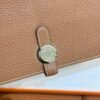 Pre-Owned/ Pre-Loved/ Second-Hand Hermes Dogon Duo Wallet, Wallet in Gold, Silver Hardware Color,  Size, Front View